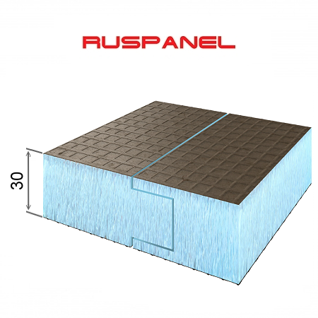 Теплоизоляционная панель Руспанель RPG Basic 2 H 30 мм