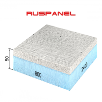 Сэндвич-панель СМЛ+XPS 2400х600х50 мм