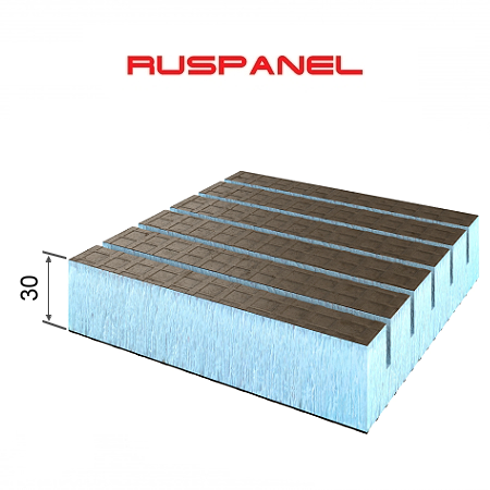 Руспанель Реал поперечная 2500х600х30