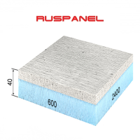 Сэндвич-панель СМЛ+XPS 2400х600х40 мм